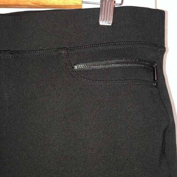 DKNY L Mid Rise Pull On Slim Ponte Dress Pants - Picture 7 of 13